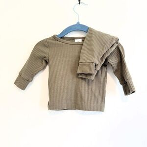 H&M ribbed outfit 1-2 months